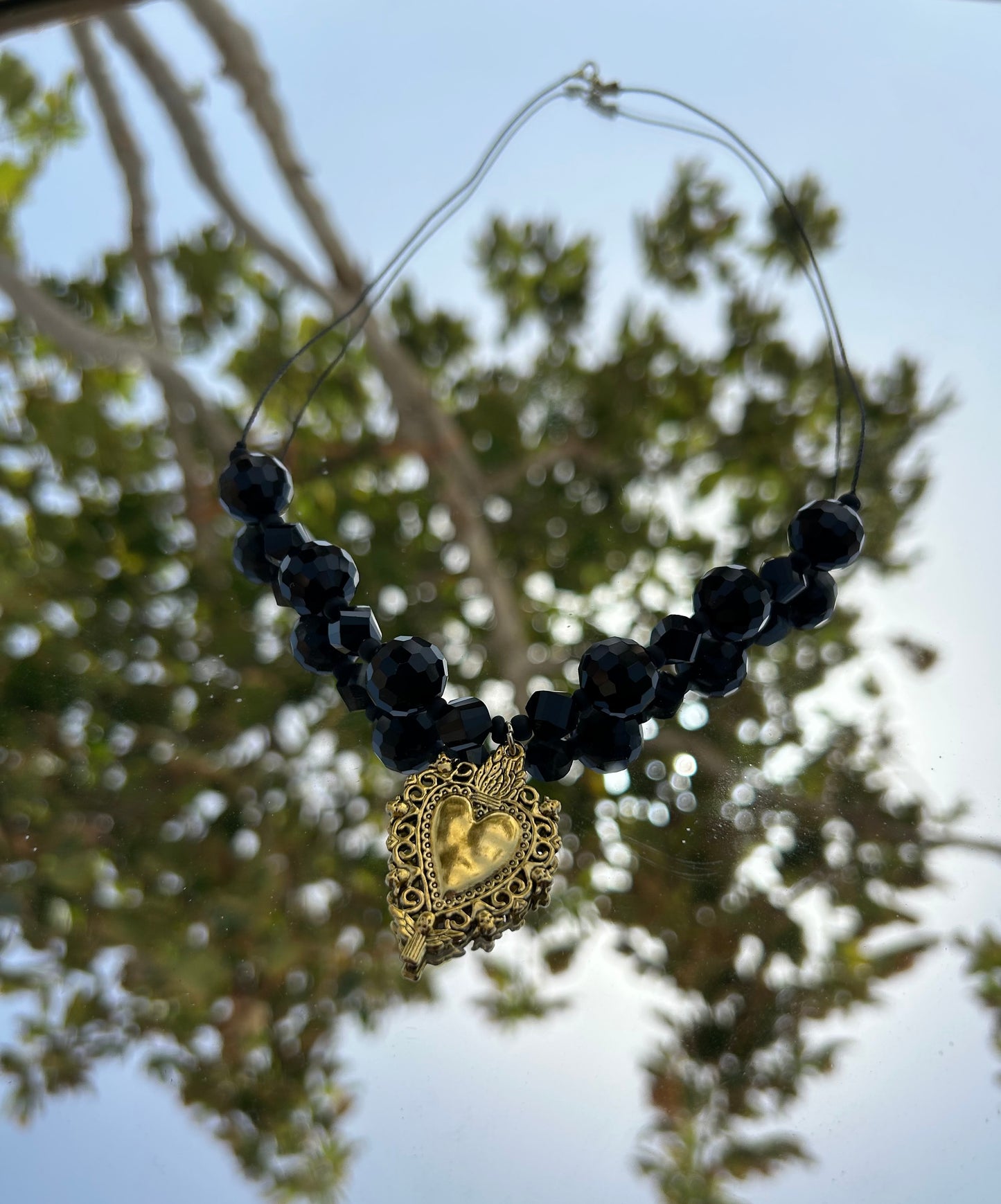BLACK PERLA NECKLACE